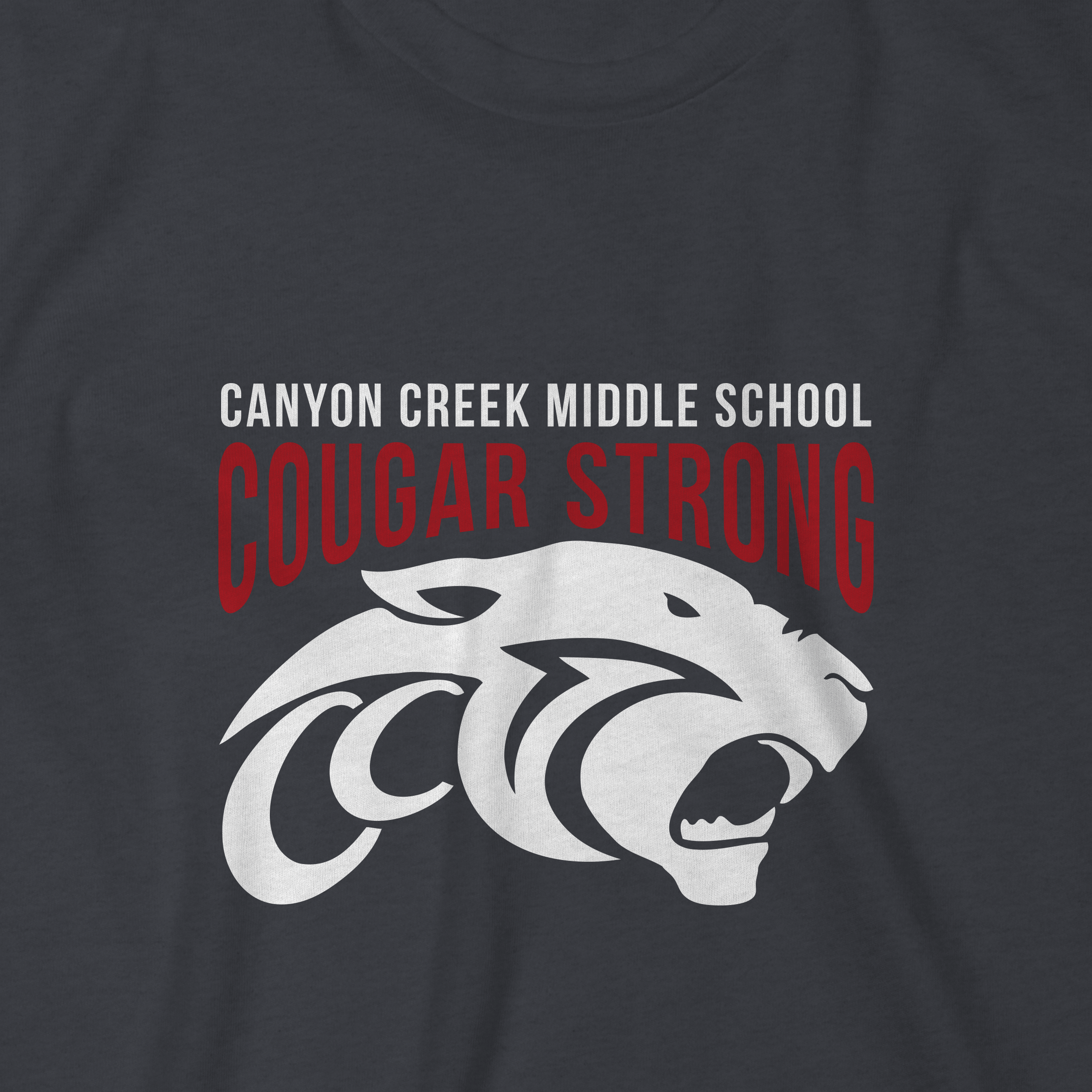 CCMS Cougar Strong Long Sleeve Shirt