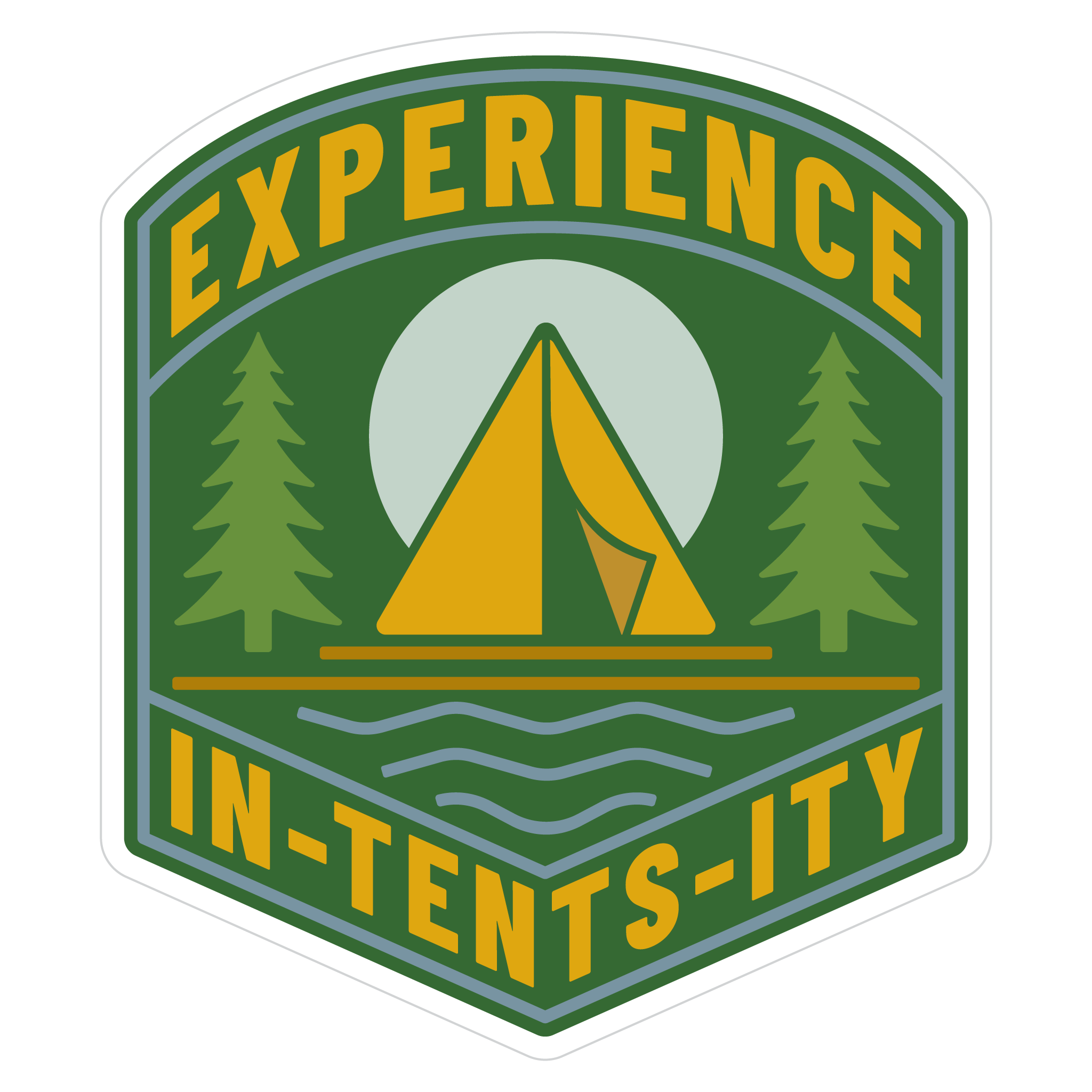 Experience In-TENTS-ity Camping Decal