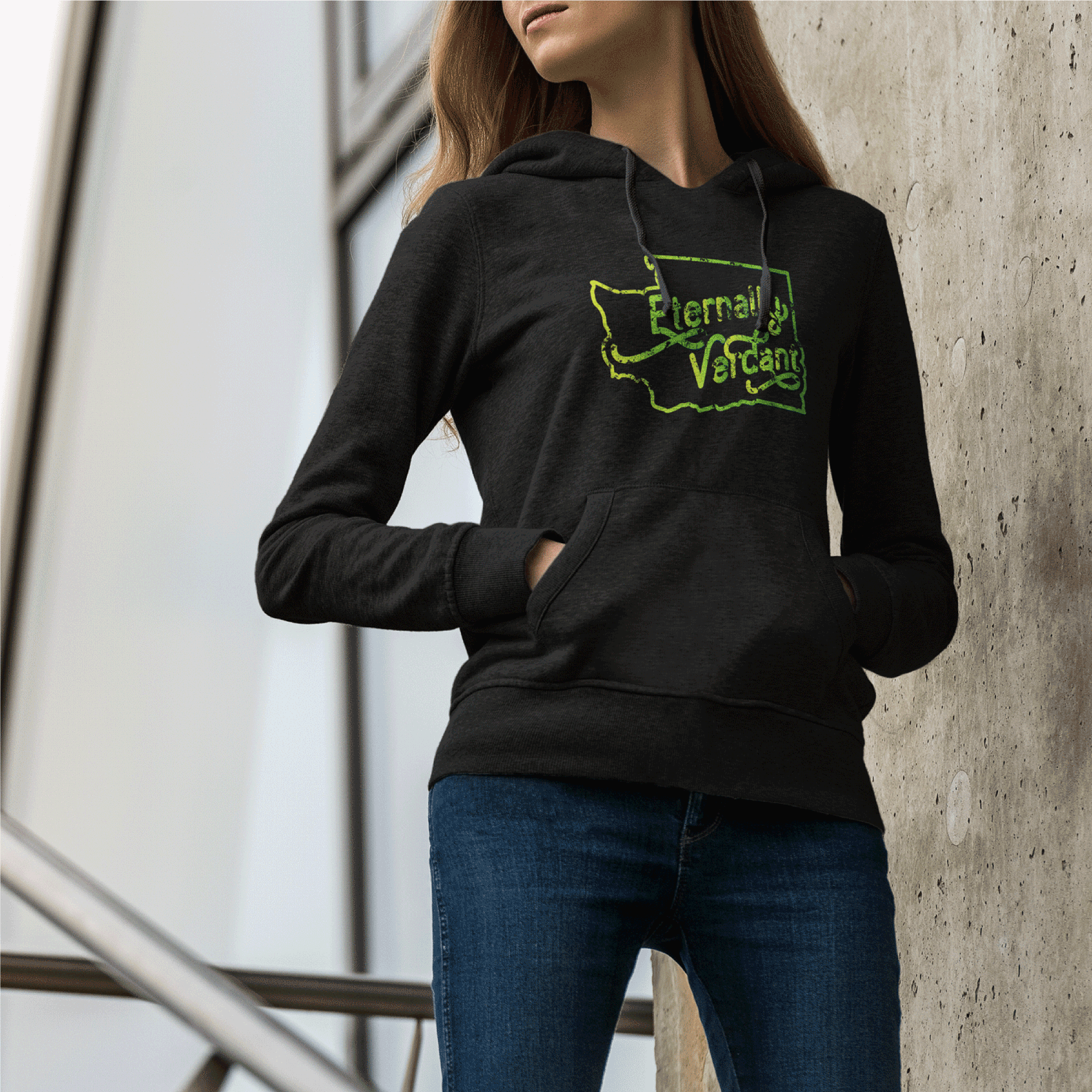 Eternally Verdant Washington Pullover Hoodie