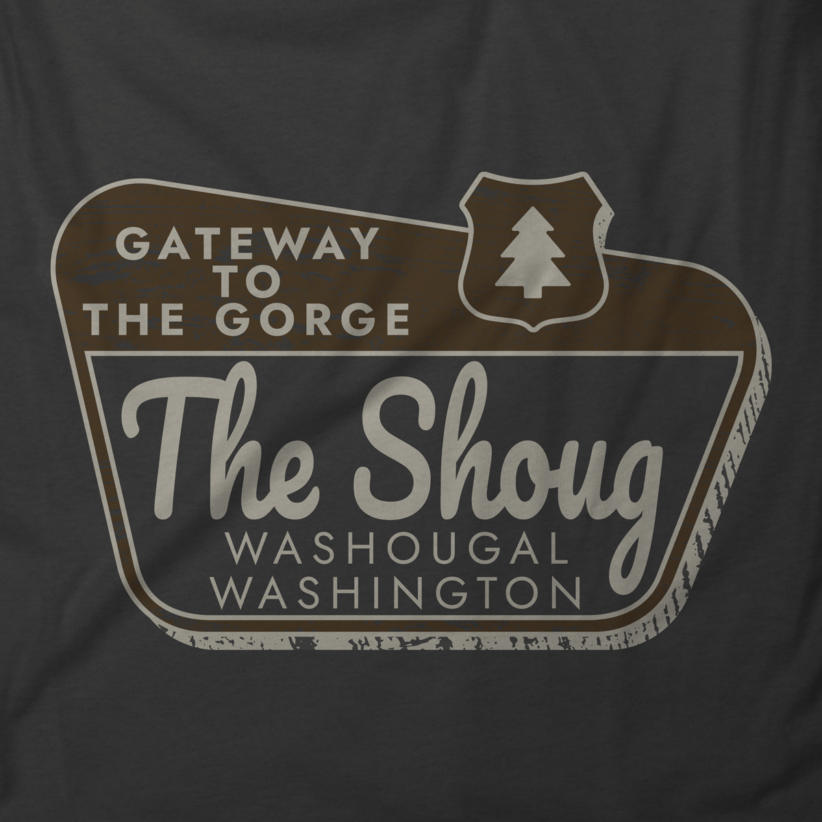 The Shoug Forest Service Sign T-Shirt