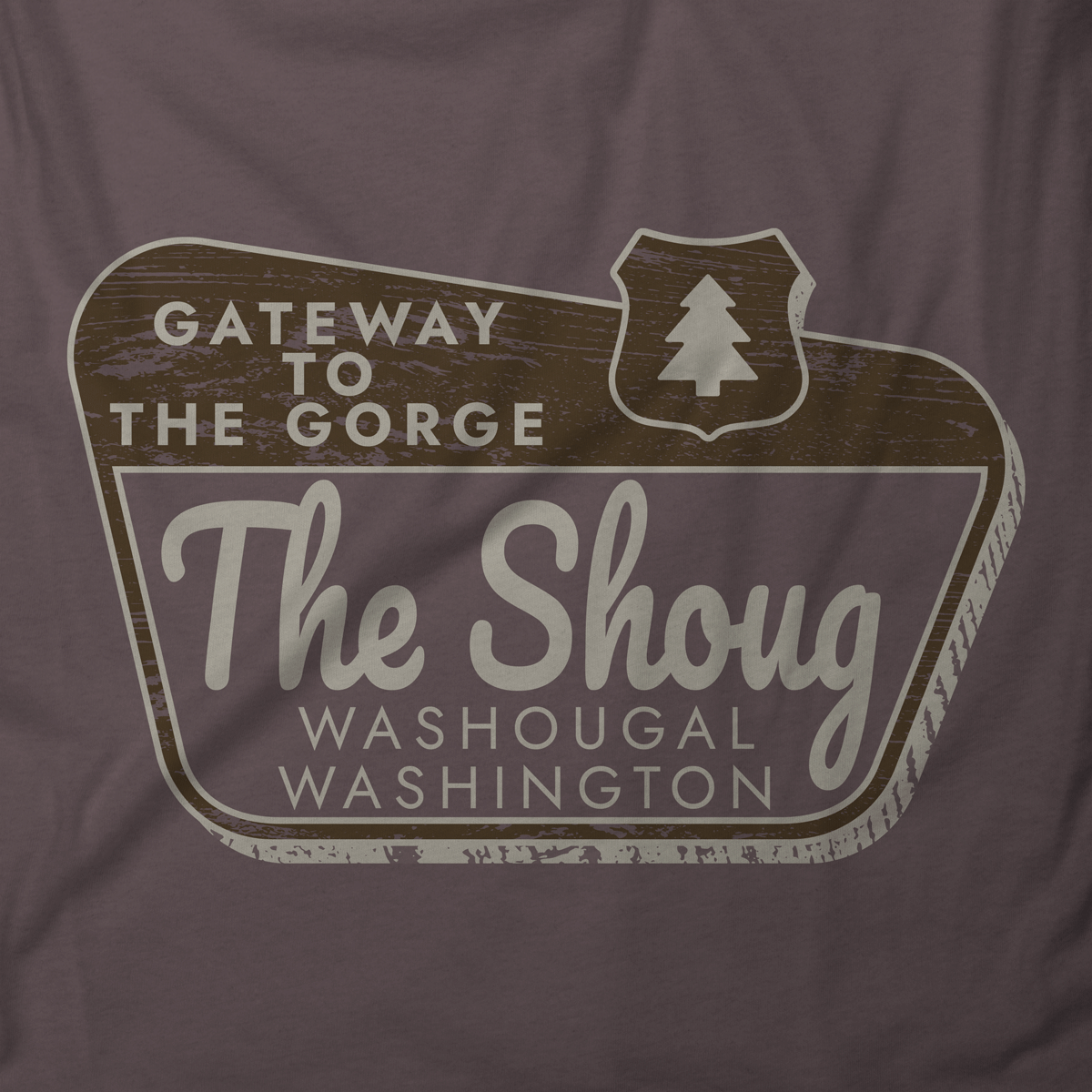 The Shoug Forest Service Sign T-Shirt