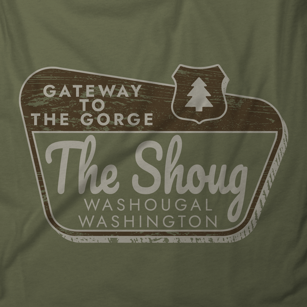 The Shoug Forest Service Sign T-Shirt
