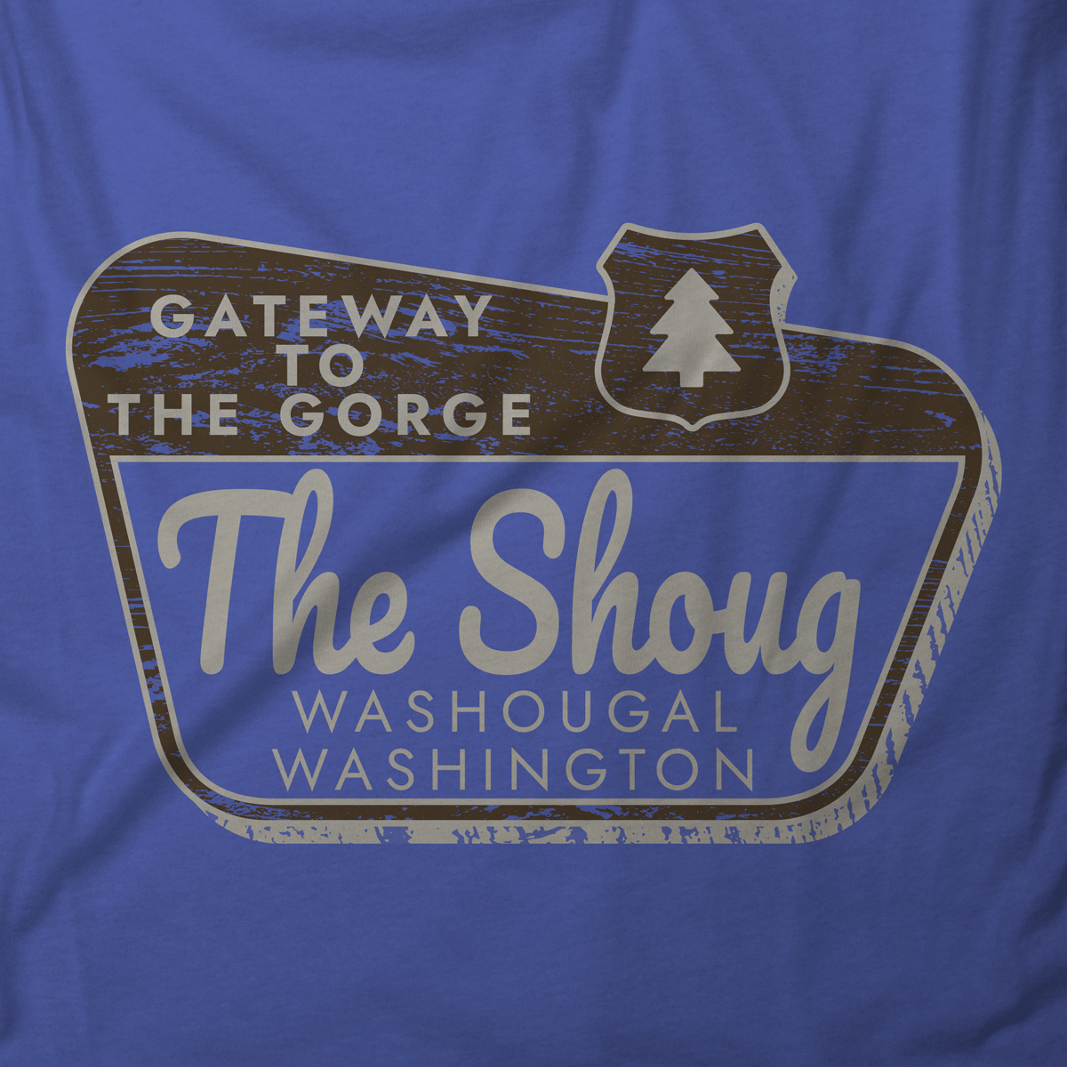 The Shoug Forest Service Sign T-Shirt