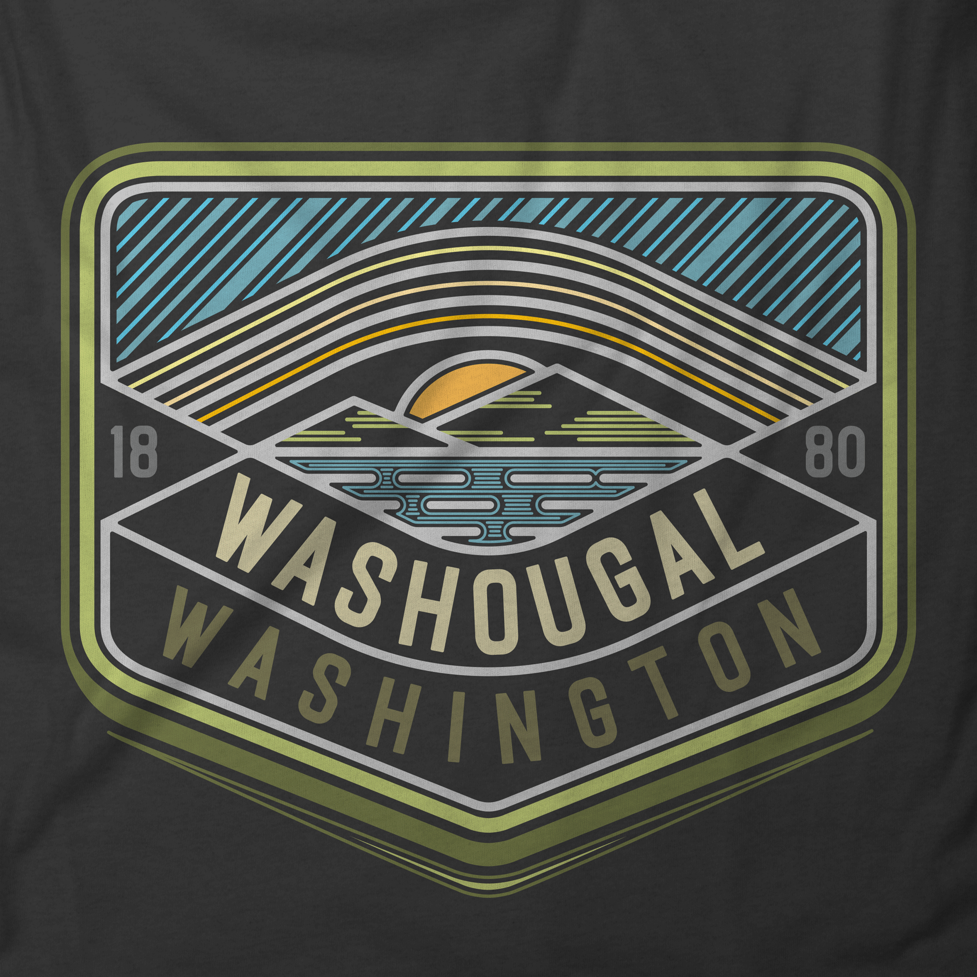 River Mountain Rainbow Washougal T-Shirt