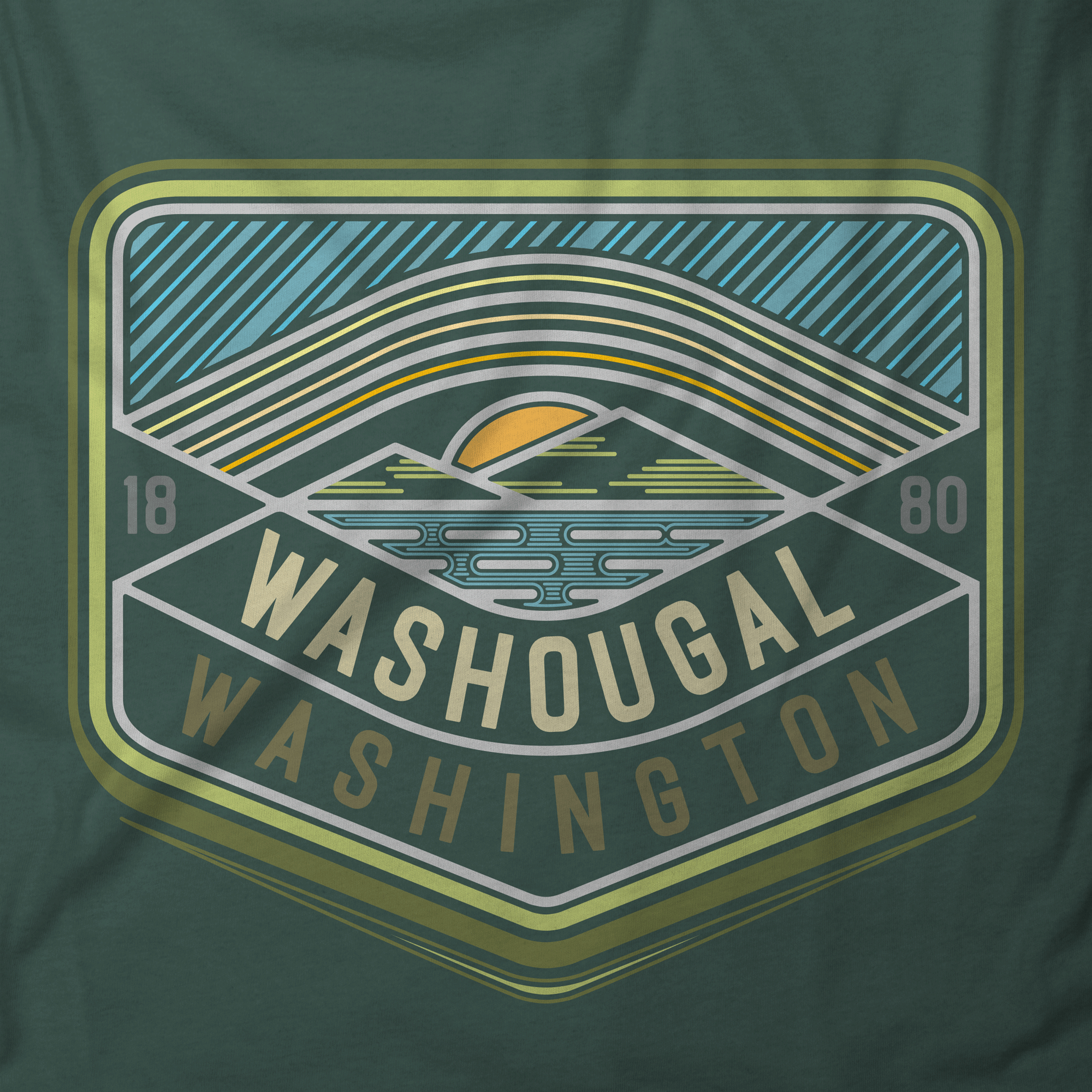 River Mountain Rainbow Washougal T-Shirt