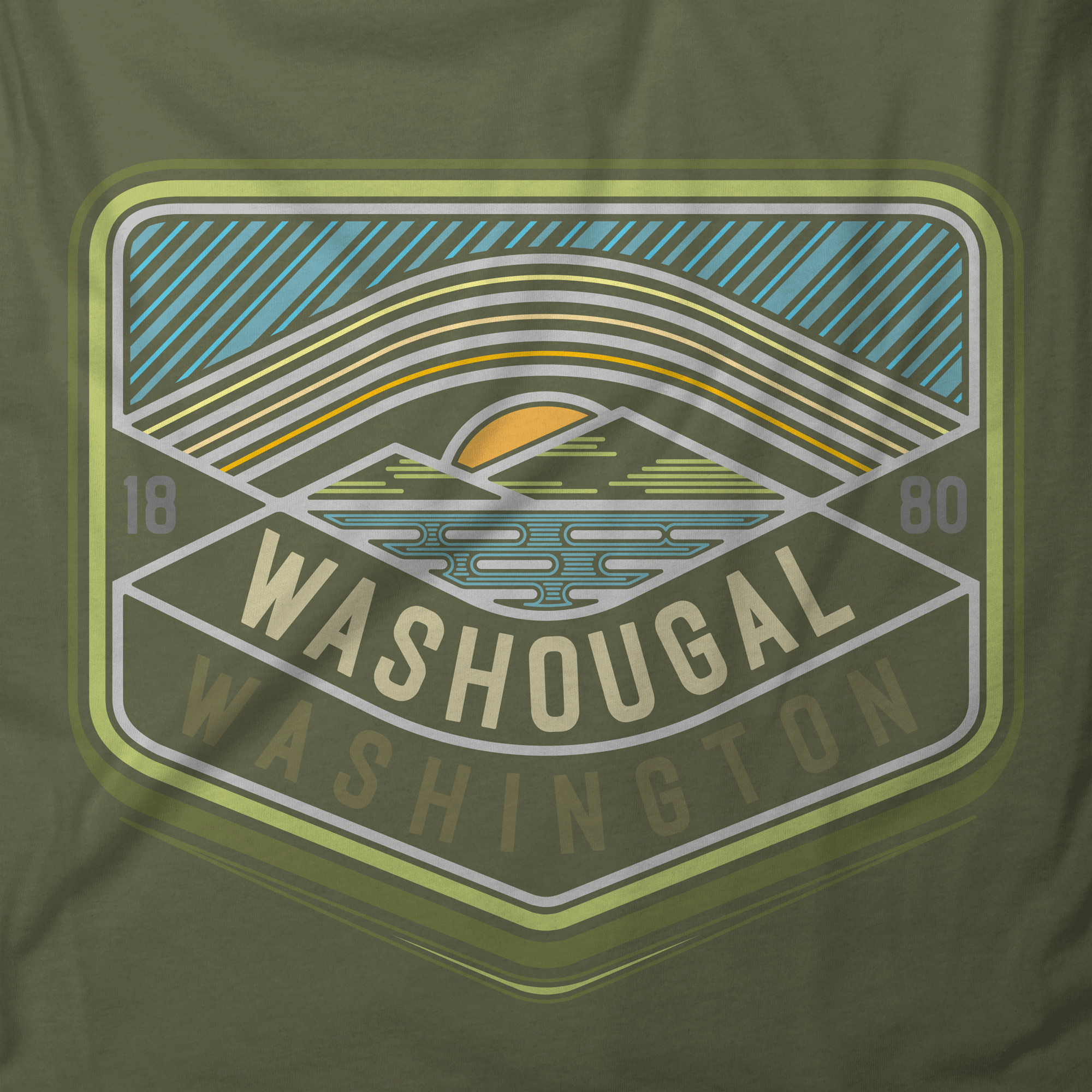 River Mountain Rainbow Washougal T-Shirt