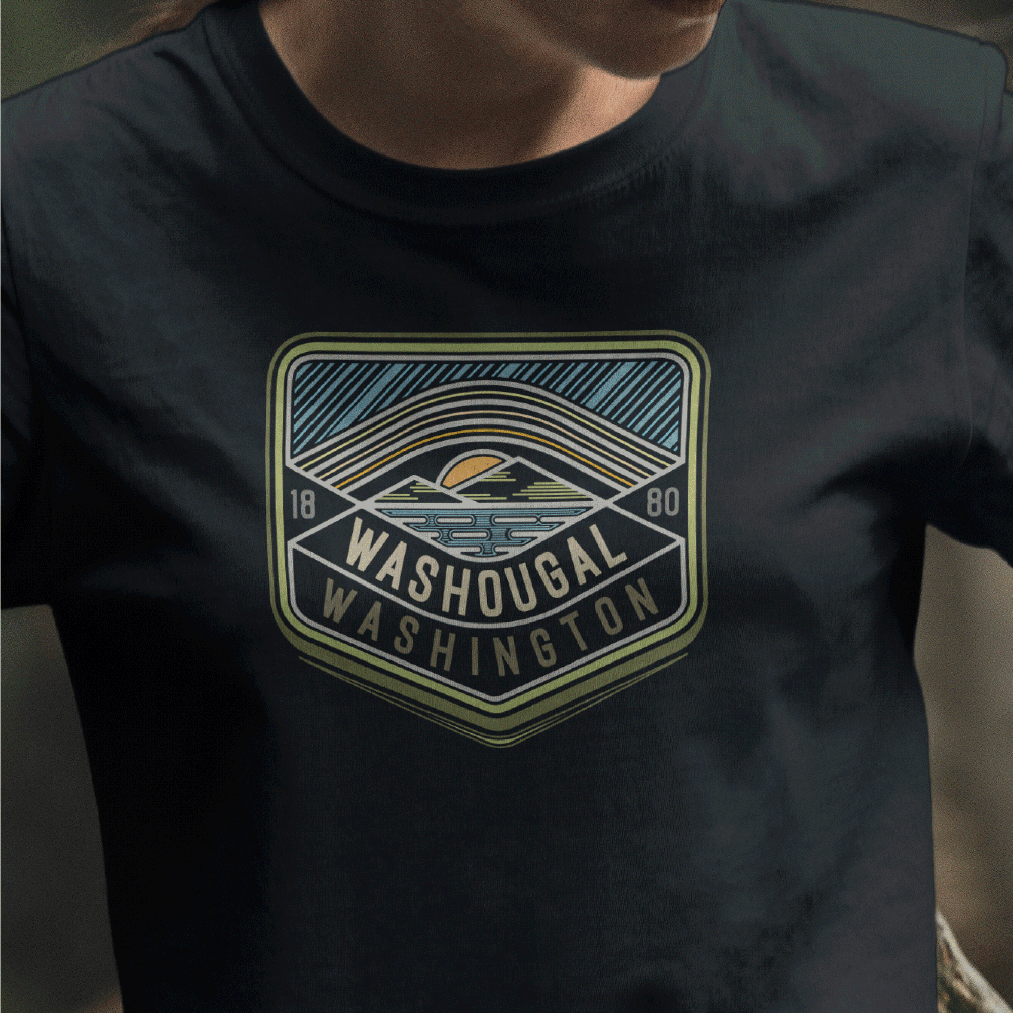 River Mountain Rainbow Washougal T-Shirt
