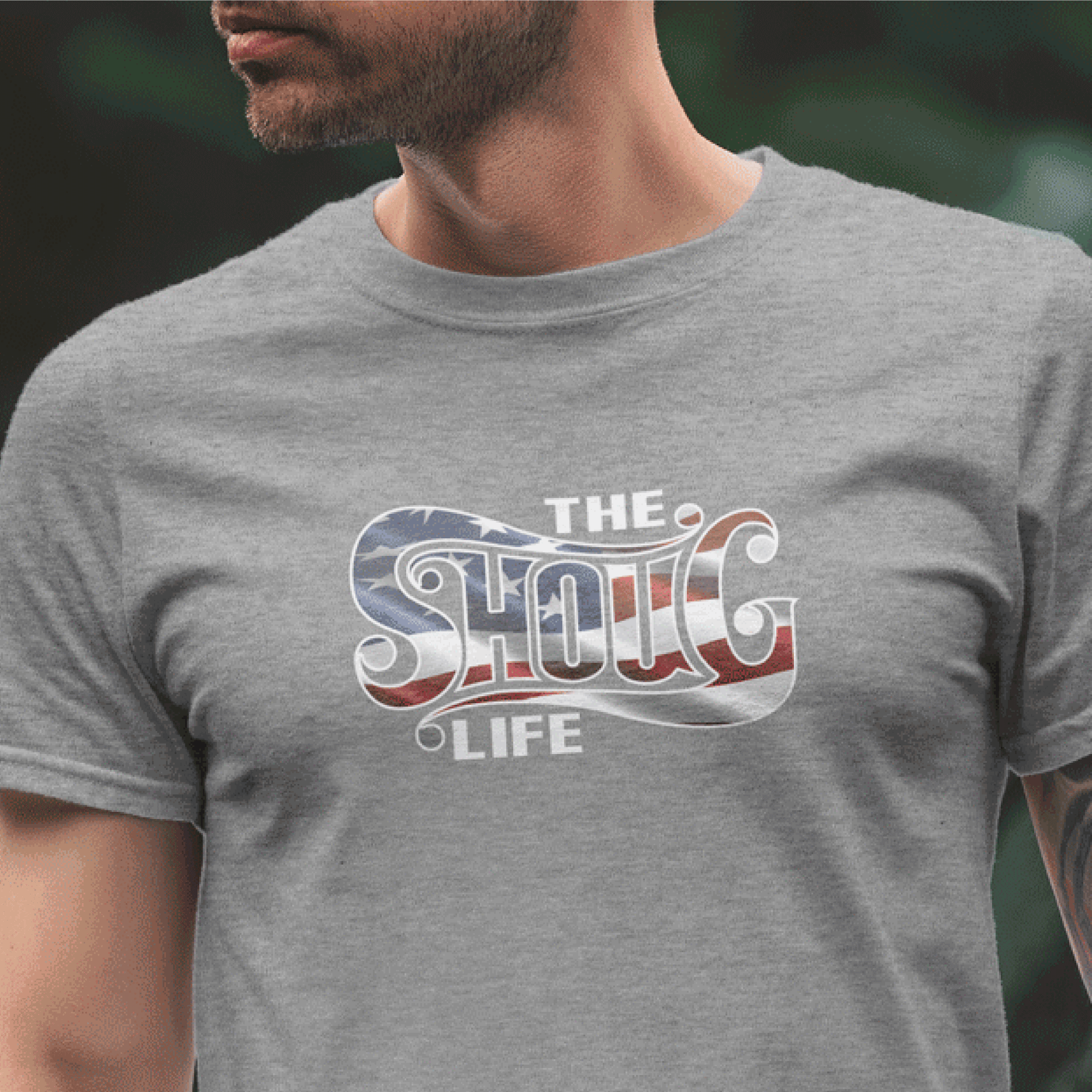 The Shoug Life American Flag T-Shirt
