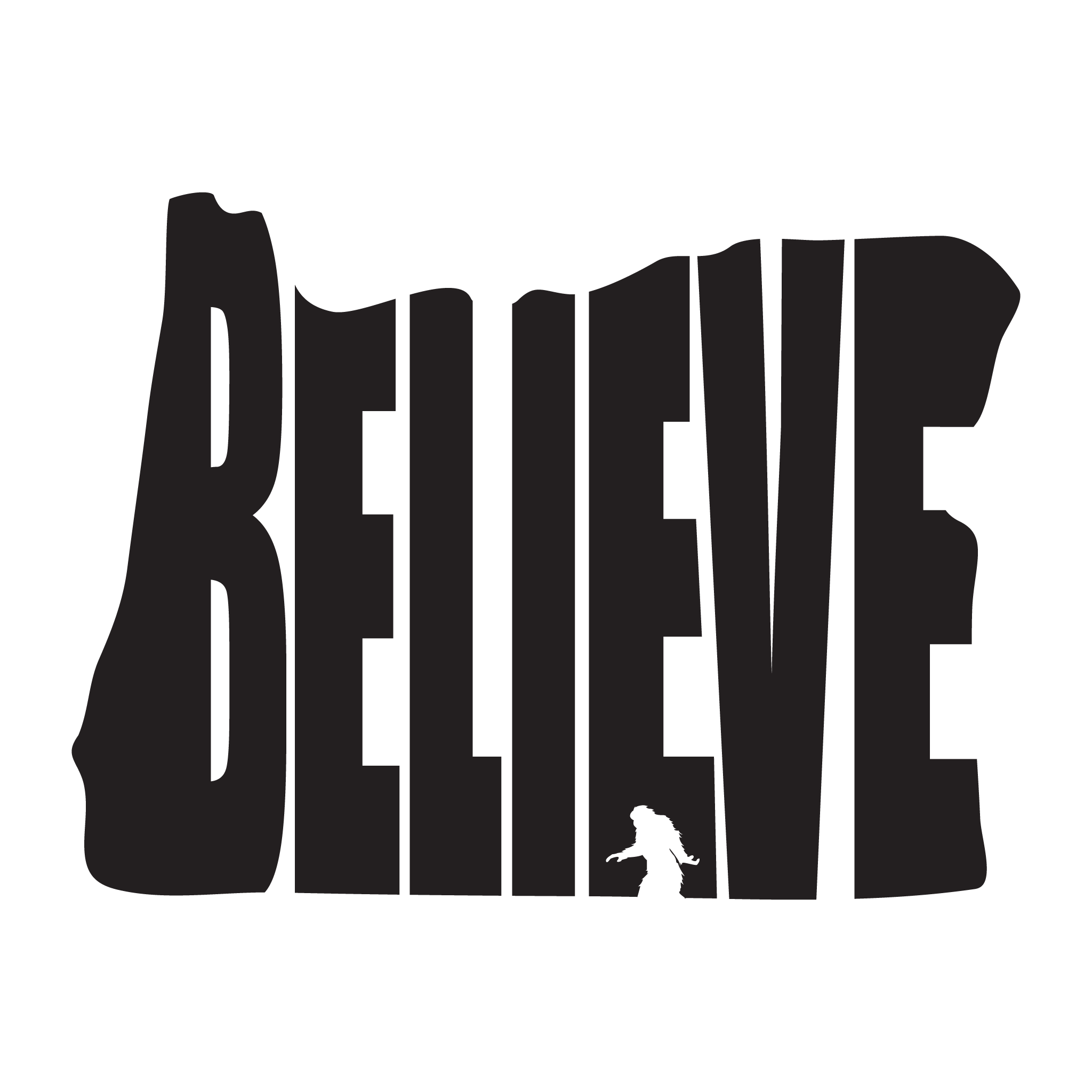 Believe In Bigfoot Oregon Decal