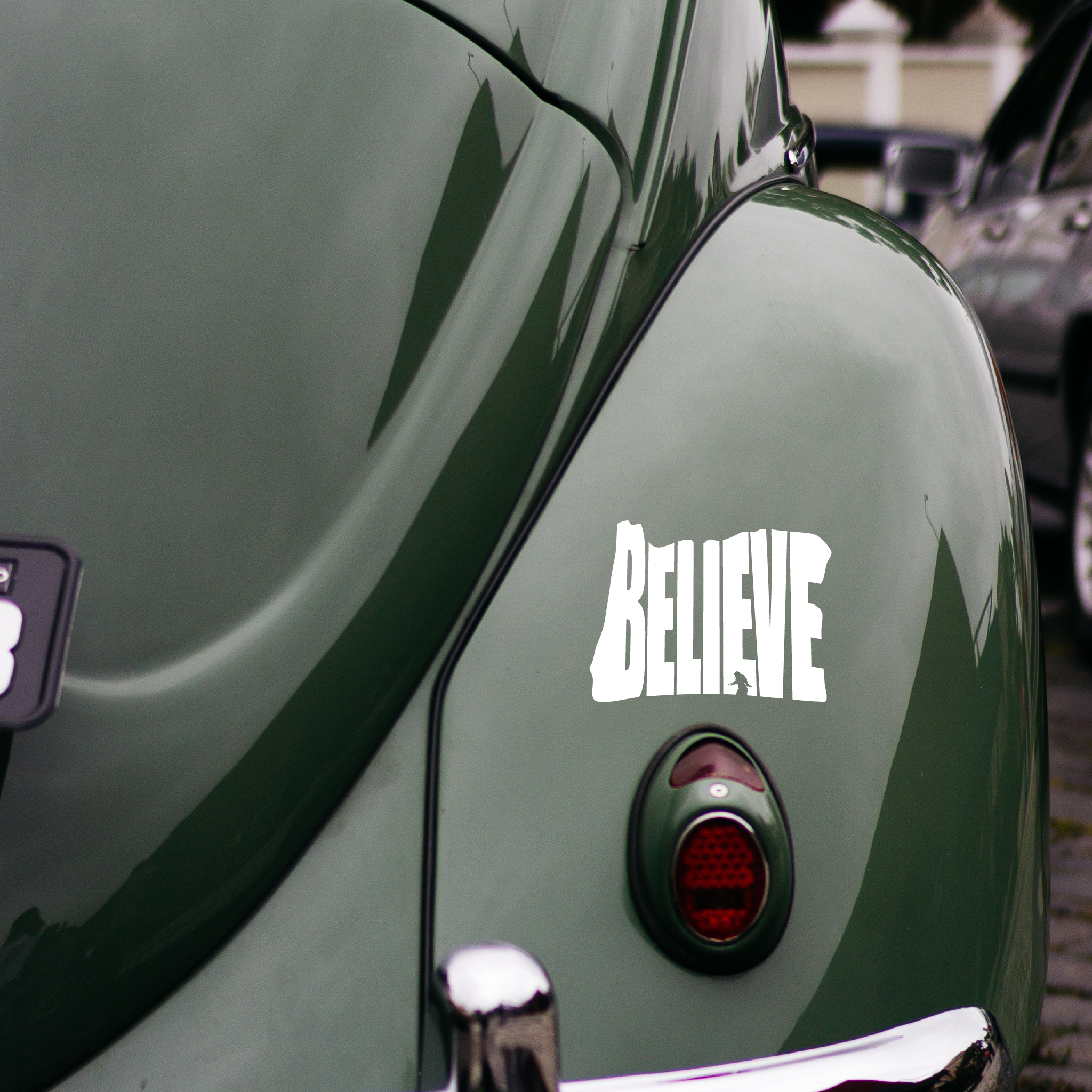 Believe In Bigfoot Oregon Decal