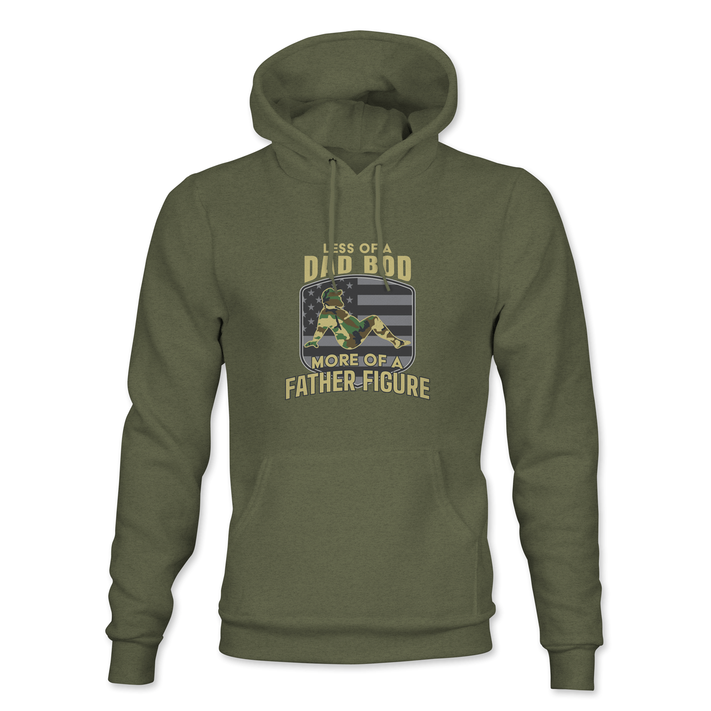 Dad Bod Father Figure Pullover Hoodie