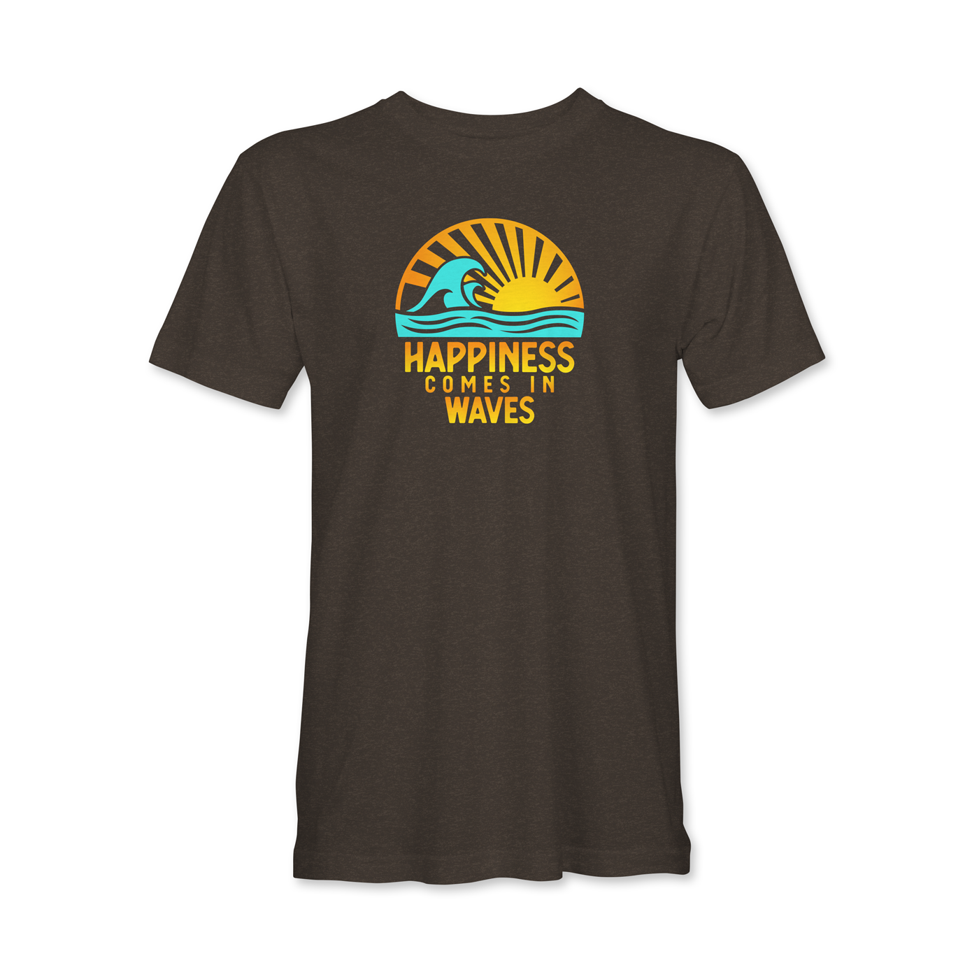 Happiness Comes In Waves T-Shirt