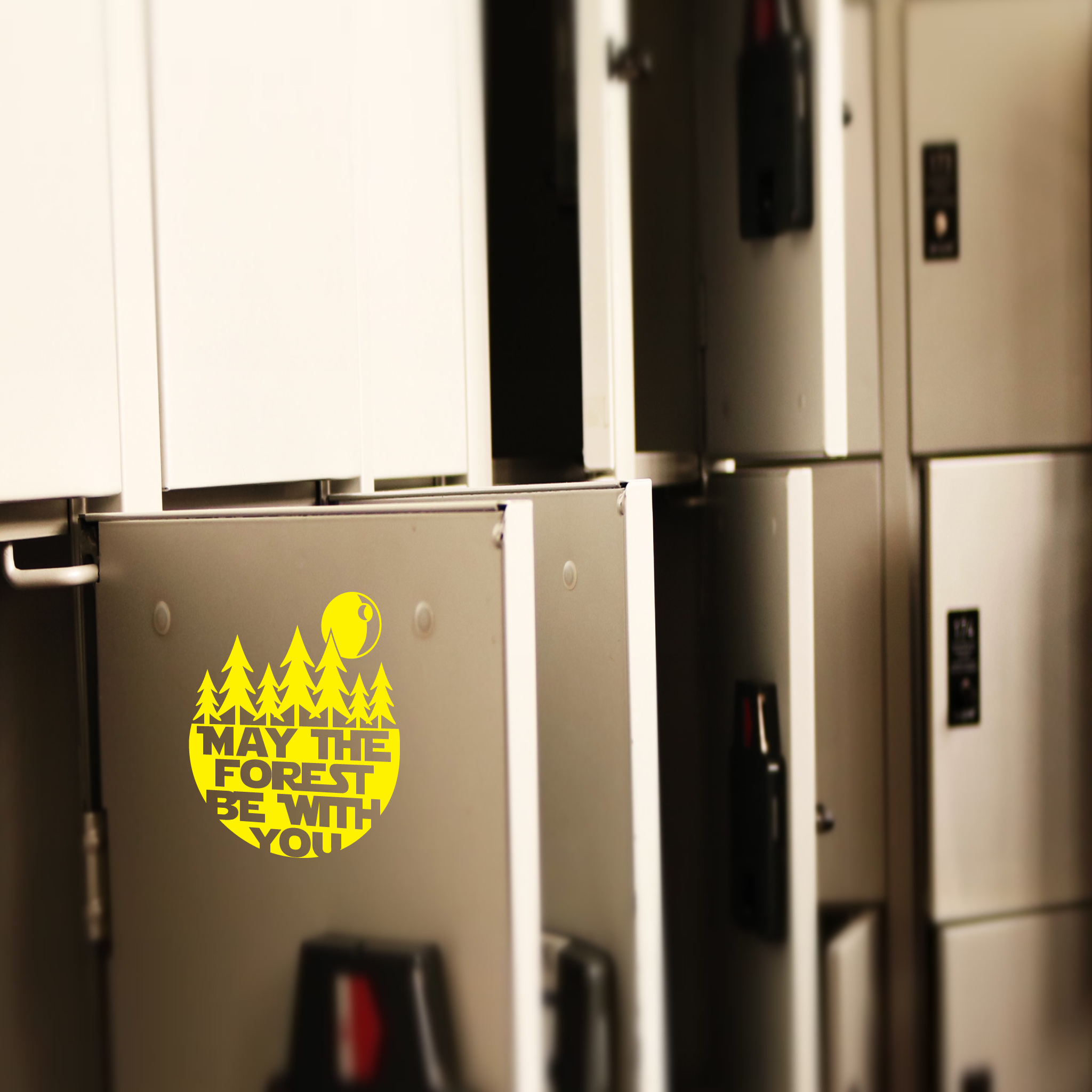 May The Forest Be With You Star Wars Decal