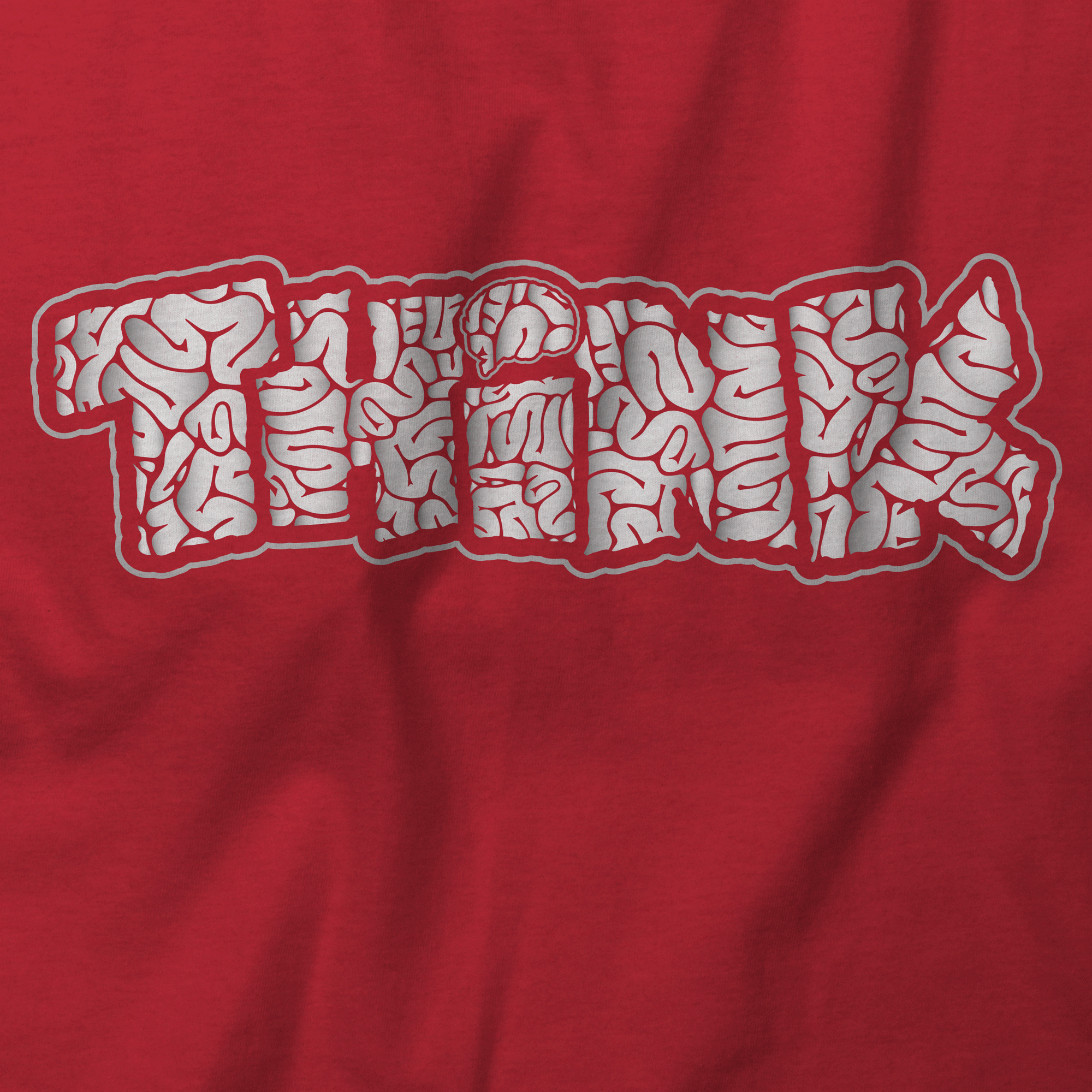 THINK Brain Letters T-Shirt