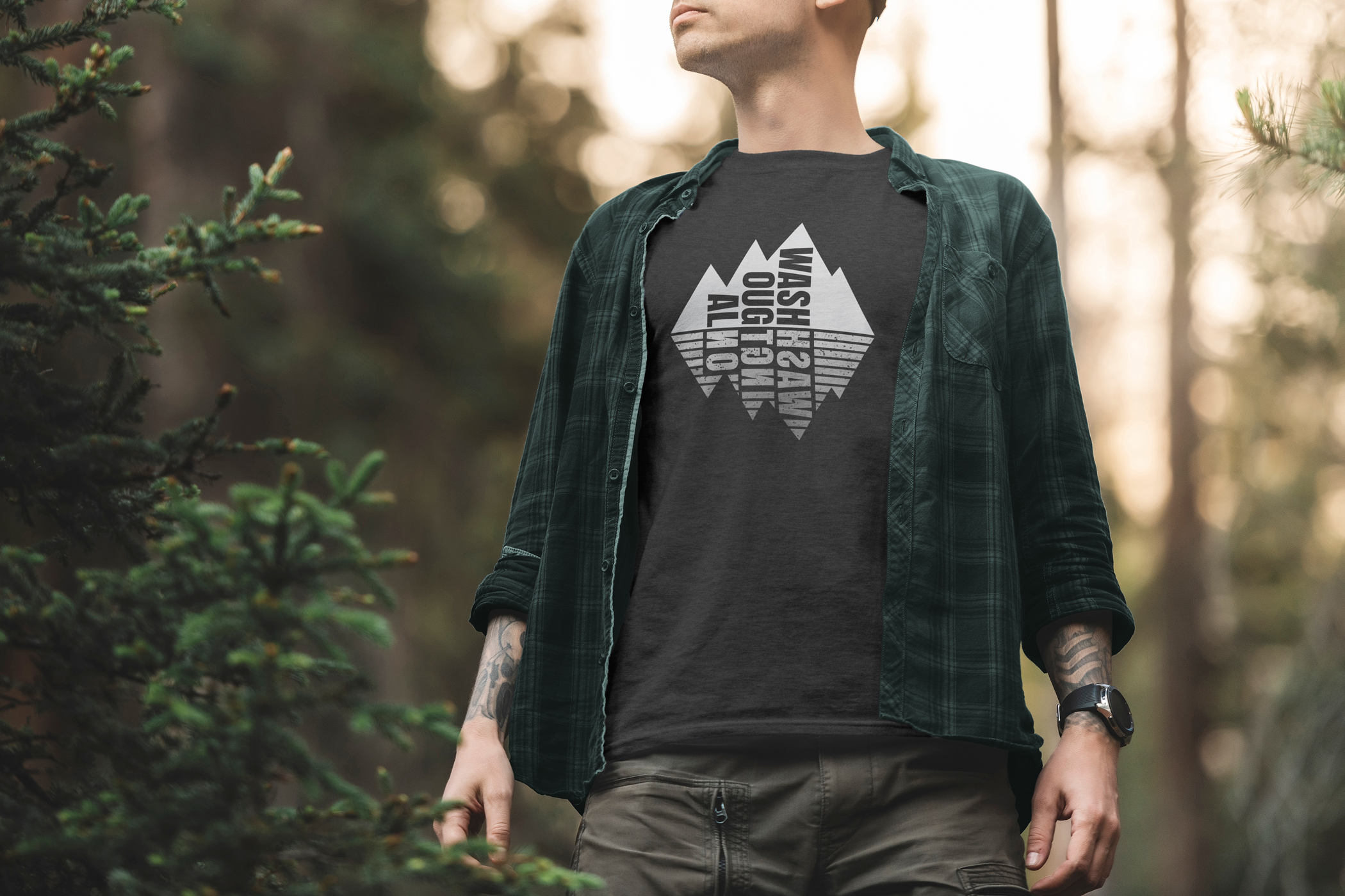 Washougal Mountain Reflection T-Shirt