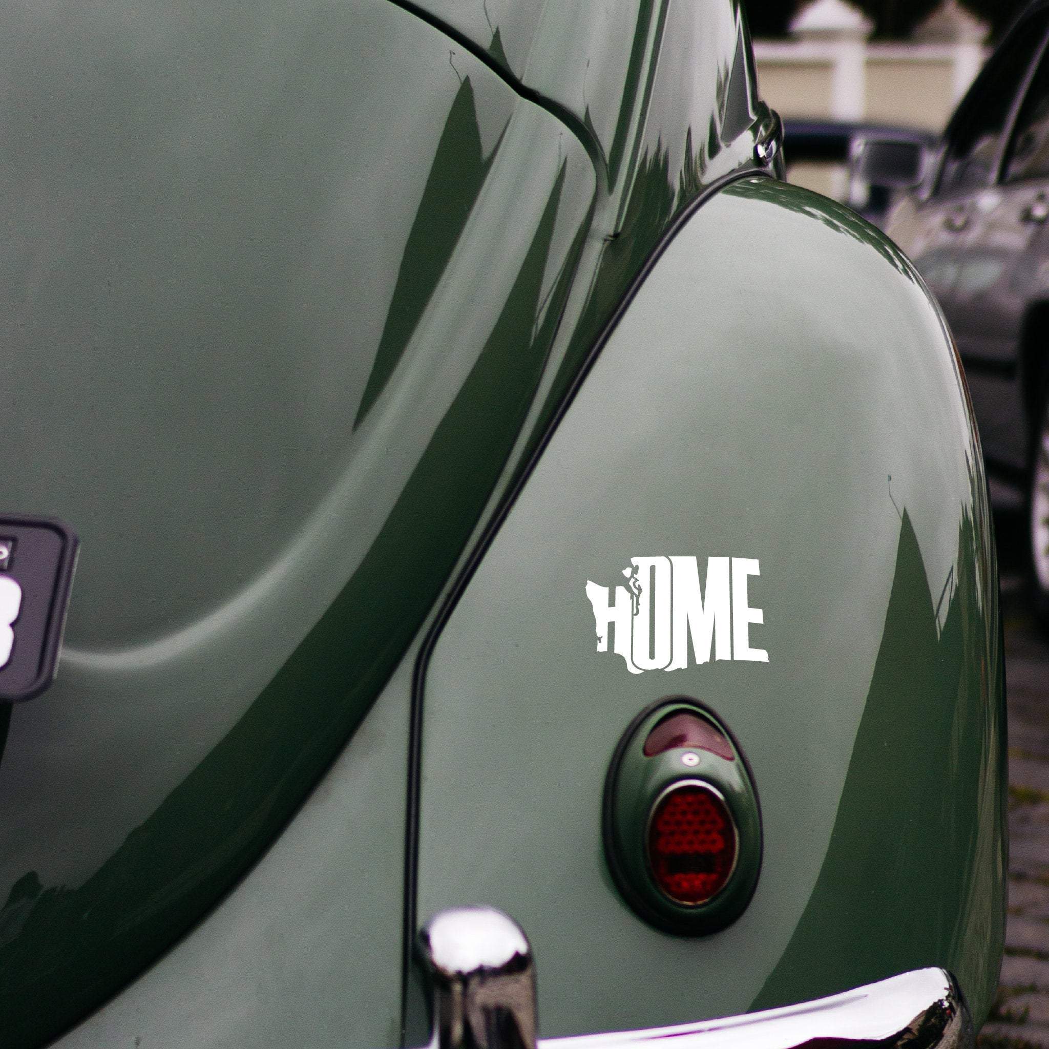 Washington State Home Vinyl Decal - Home Decal, Washington Decal, PNW Decal - Dukes Decals