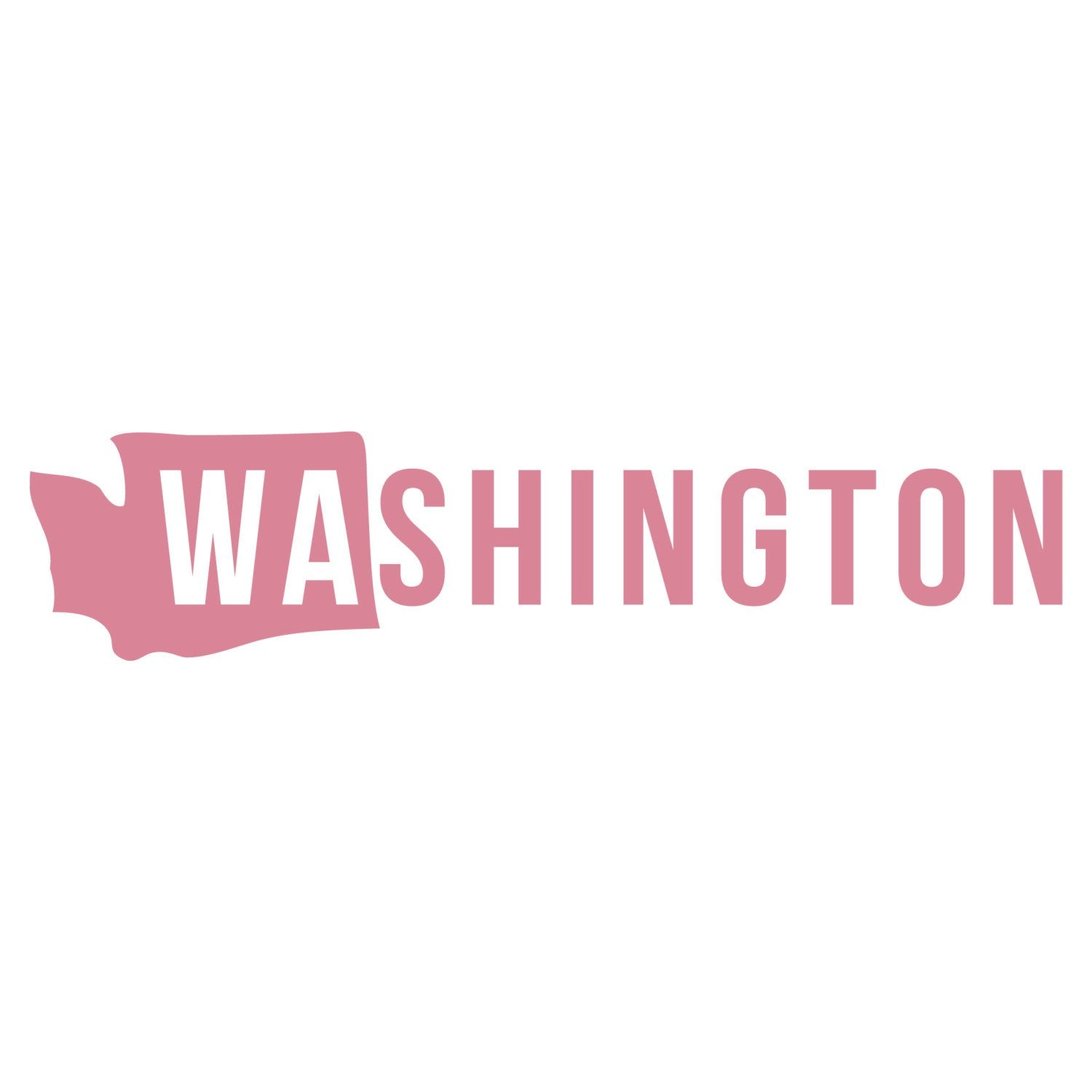 Washington Vinyl Decal - Washington State Decal, Washington Sticker, PNW Decal, PNW Sticker, Laptop Sticker, Car Decal, Window Decal - Dukes Decals
