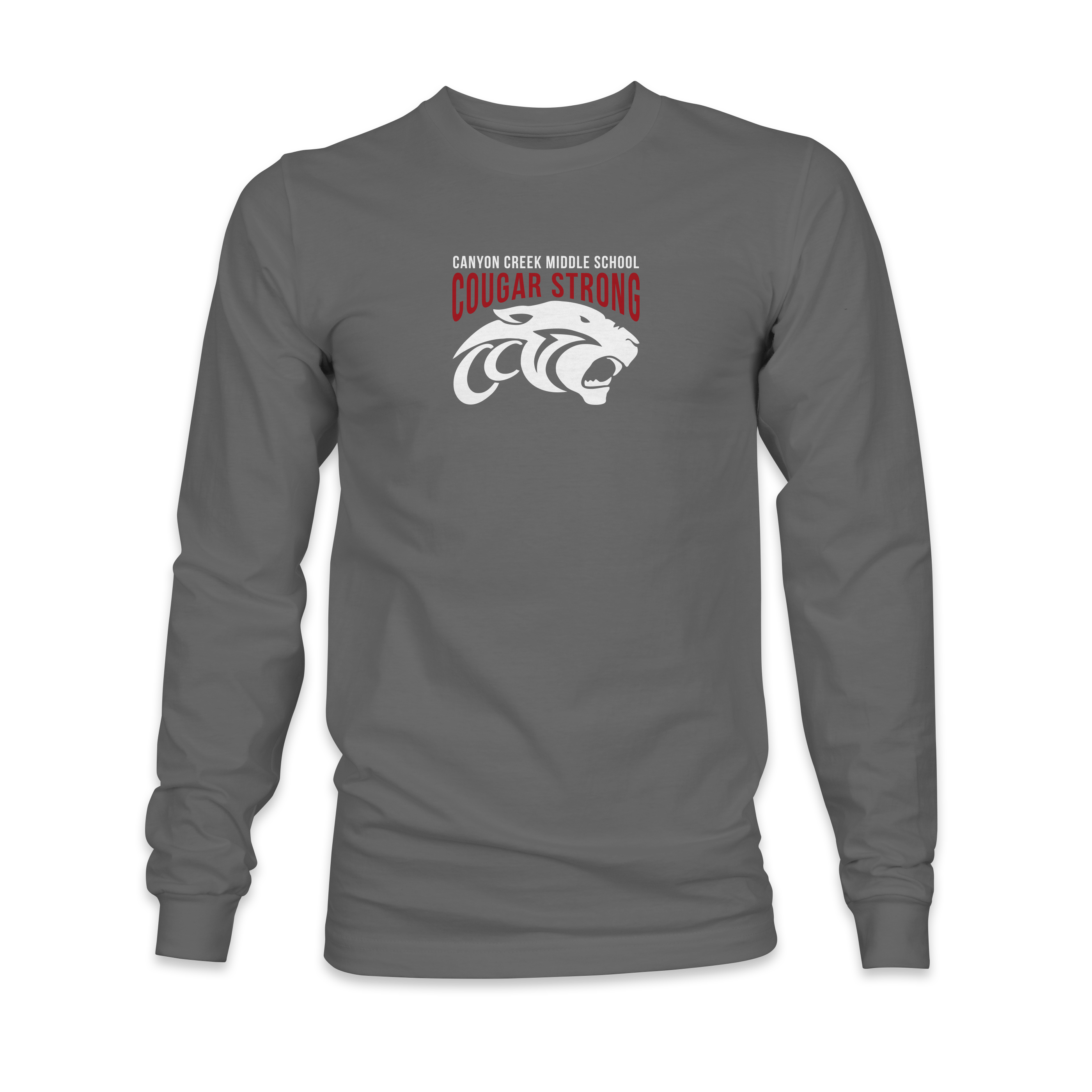 CCMS Cougar Strong Long Sleeve Shirt