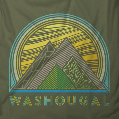 Geometric Lines Washougal T-Shirt