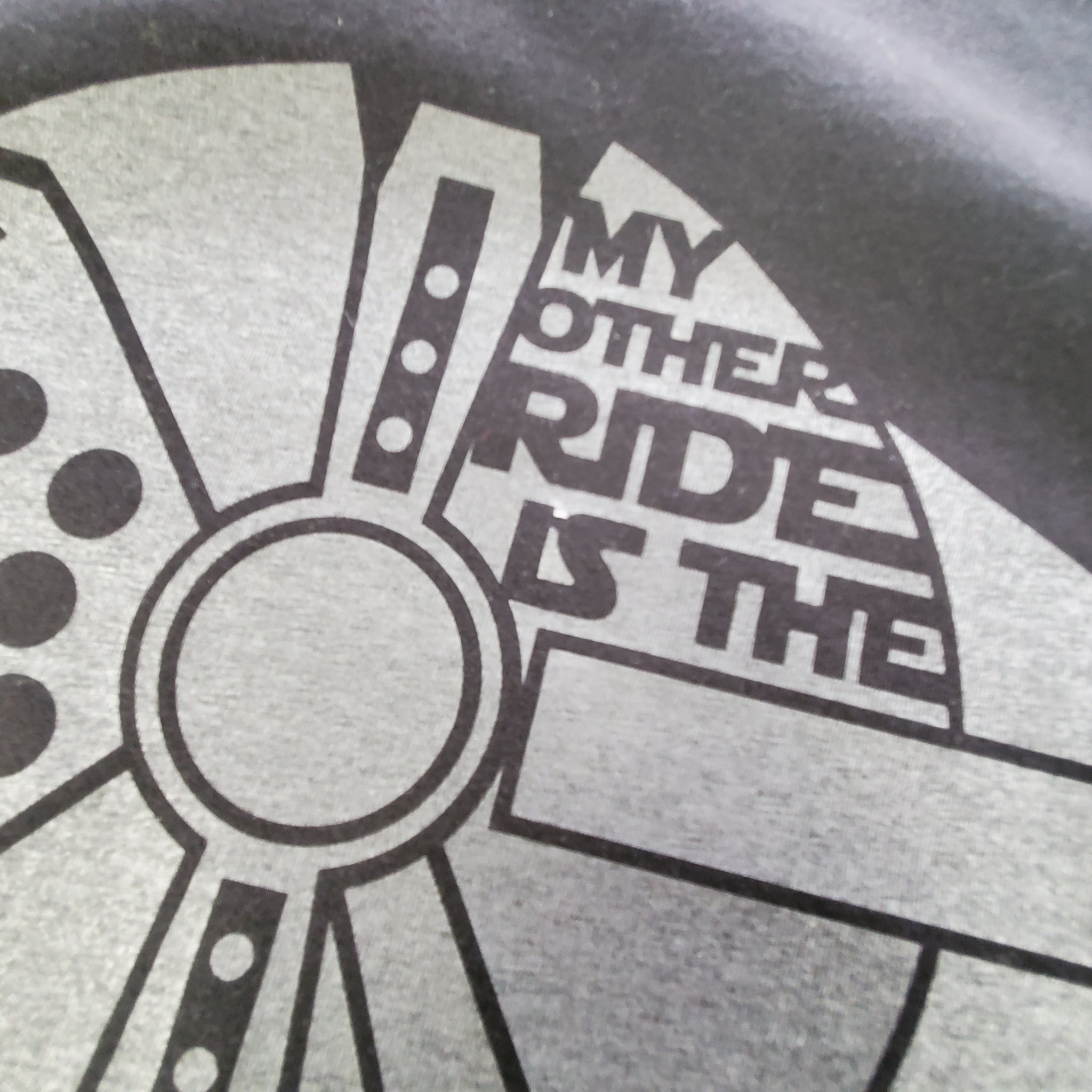 My Other Ride - Millennium Falcon - T-shirt - Large - Black