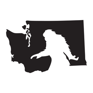 Bigfoot In Washington State Decal