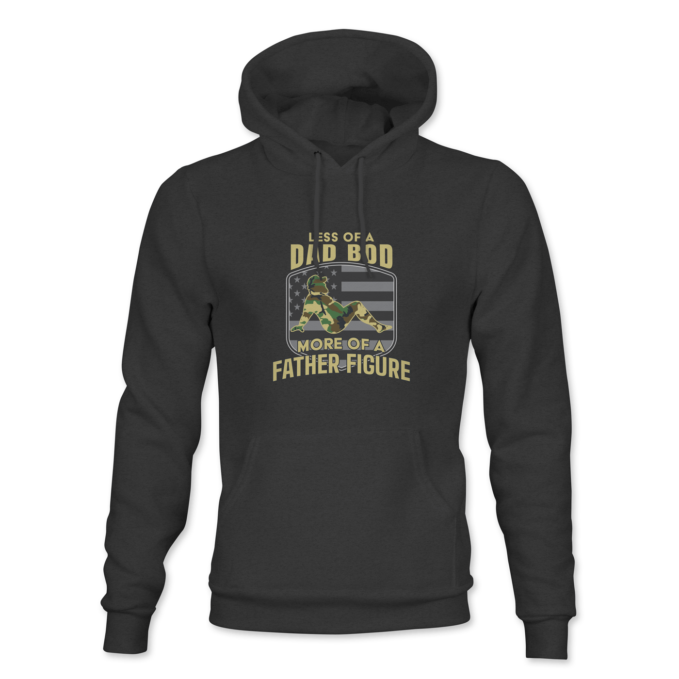 Dad Bod Father Figure Pullover Hoodie