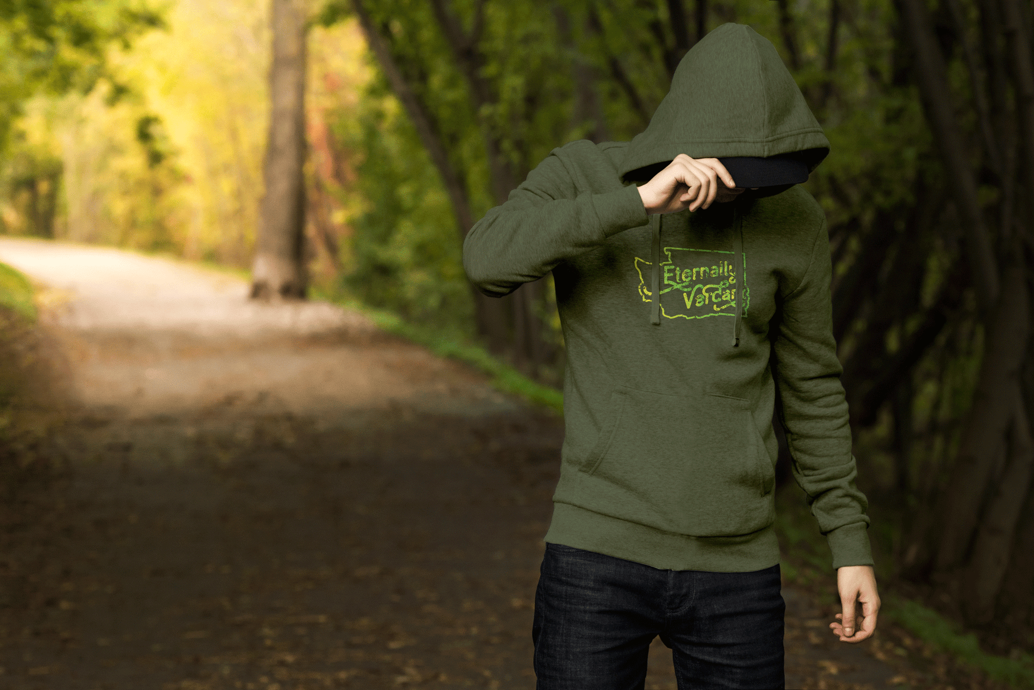 Eternally Verdant Washington Pullover Hoodie