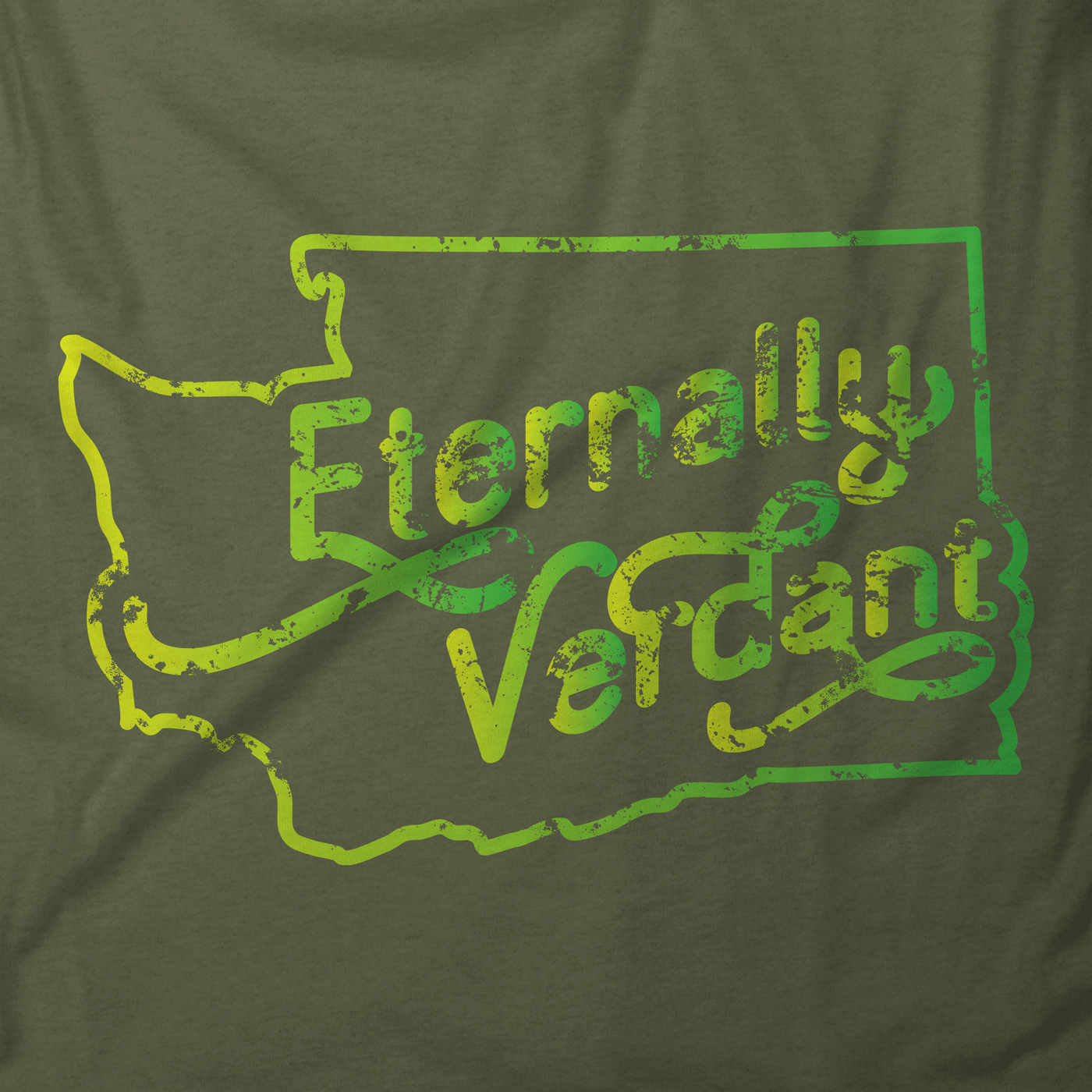 Eternally Verdant Washington Pullover Hoodie