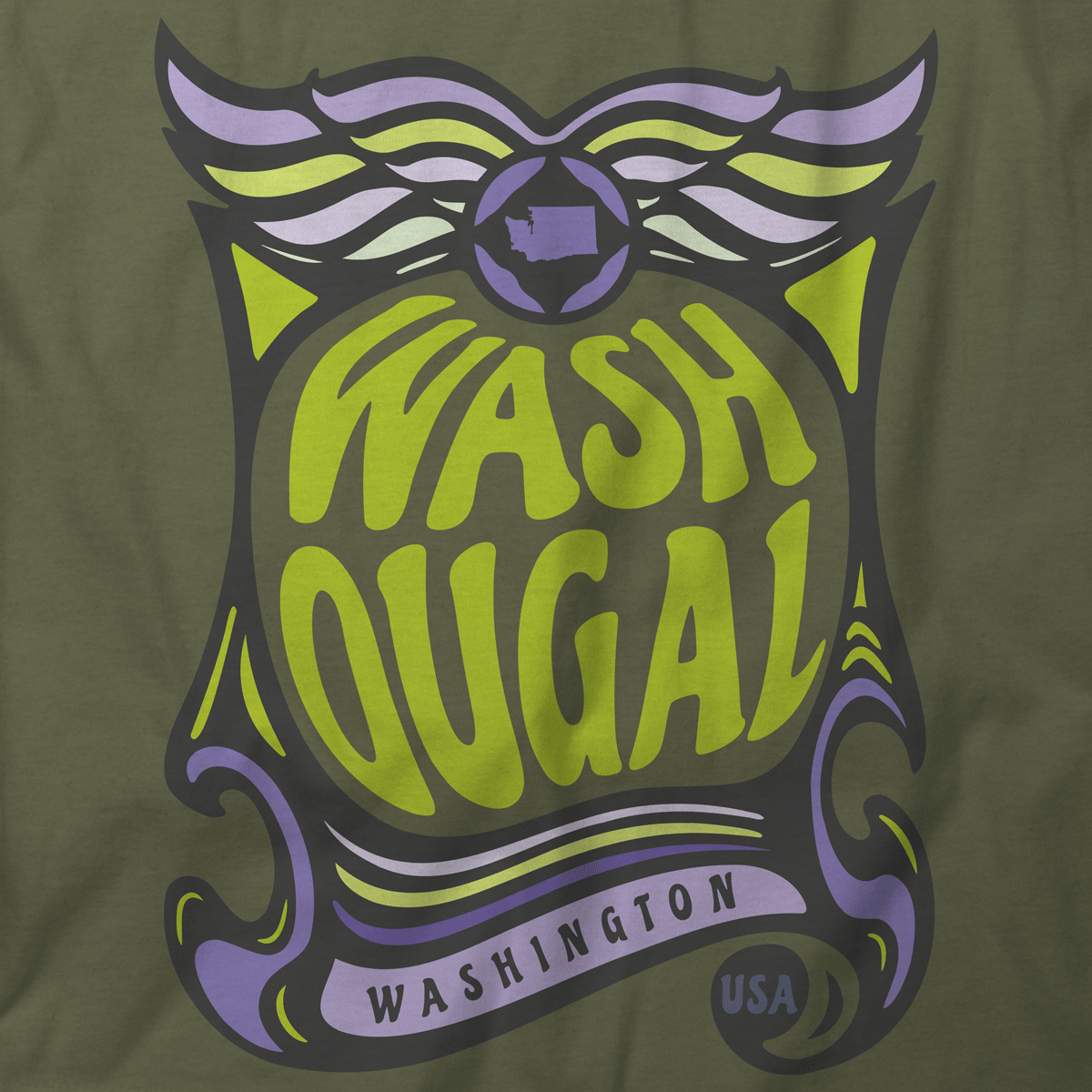 Groovy Washougal T-shirt