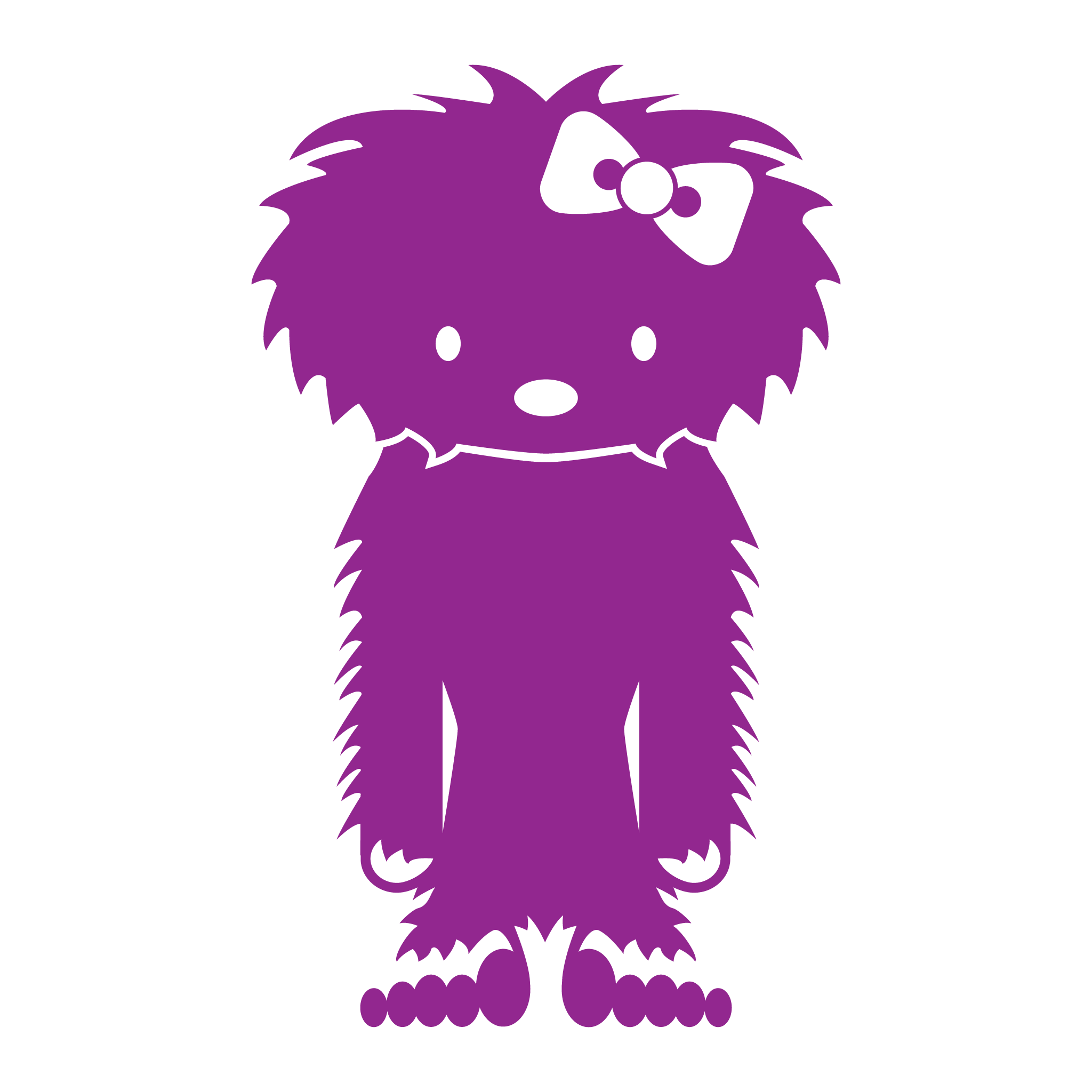 Hello Squatchy Bigfoot Decal