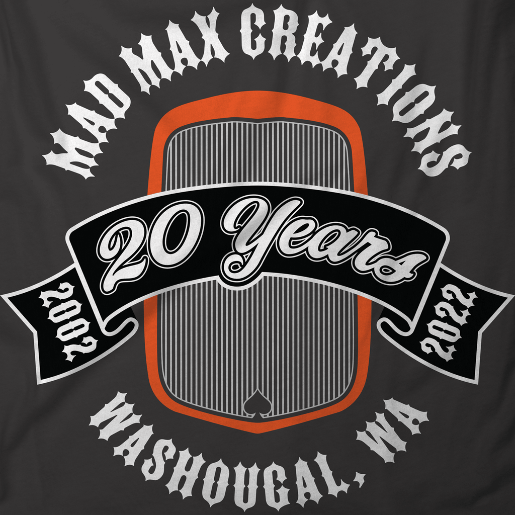 Mad Max Creations 20 Year Anniversary T-shirt
