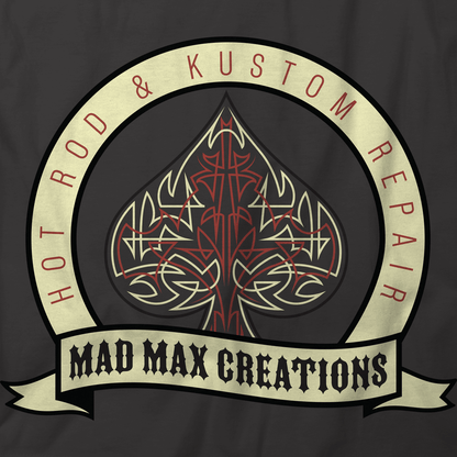 Mad Max Creations Pinstripe Spade T-shirt