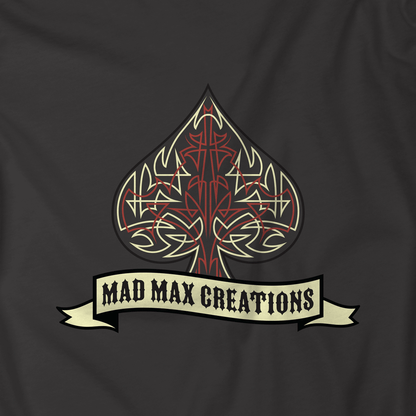 Mad Max Creations Pinstripe Spade T-shirt