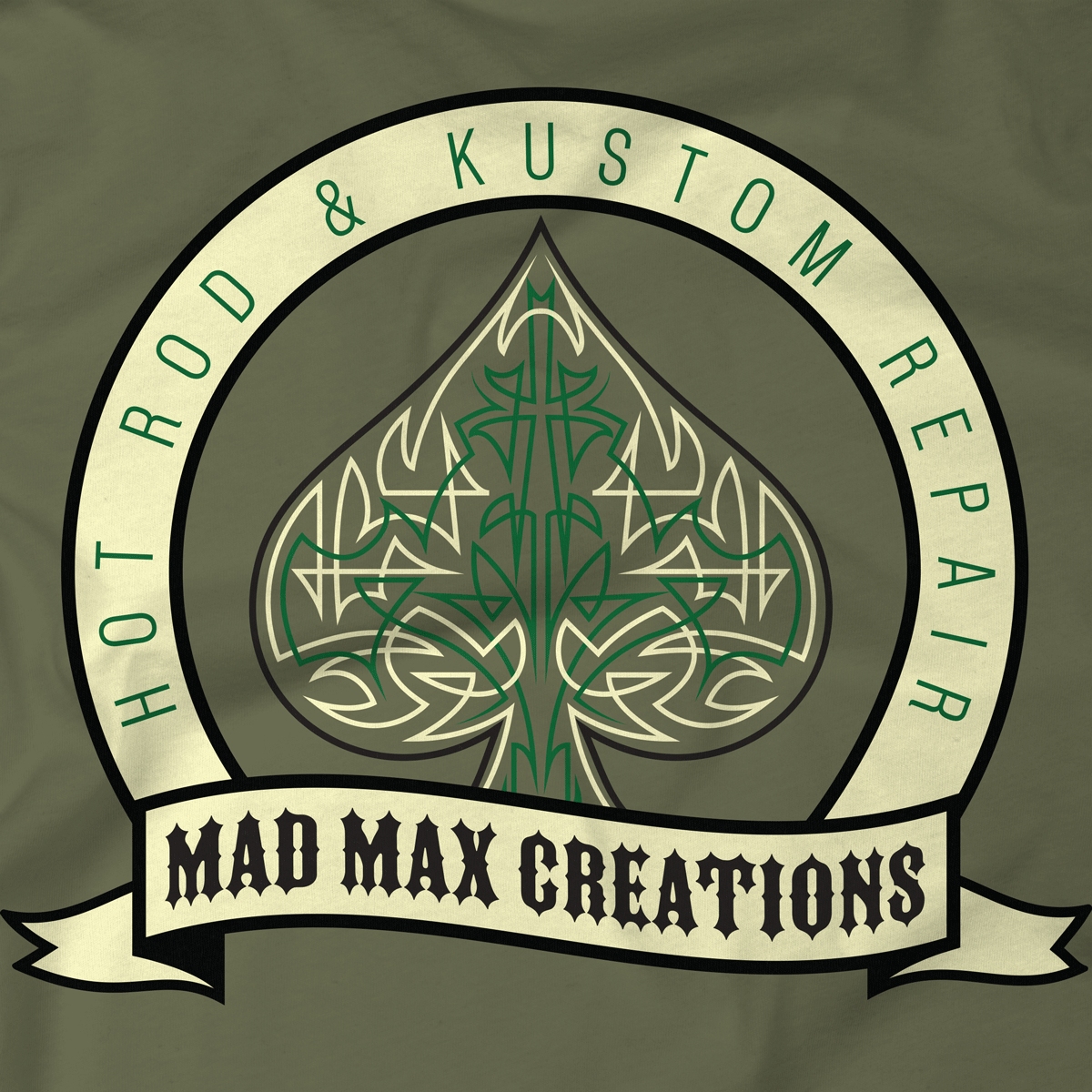 Mad Max Creations Pinstripe Spade Hoodie