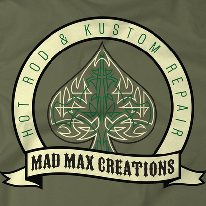 Mad Max Creations Pinstripe Spade T-shirt