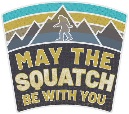 May The Squatch Be With You Decal