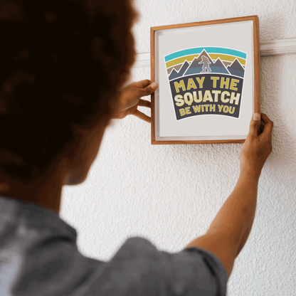 May The Squatch Be With You Decal