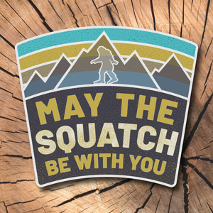 May The Squatch Be With You Decal