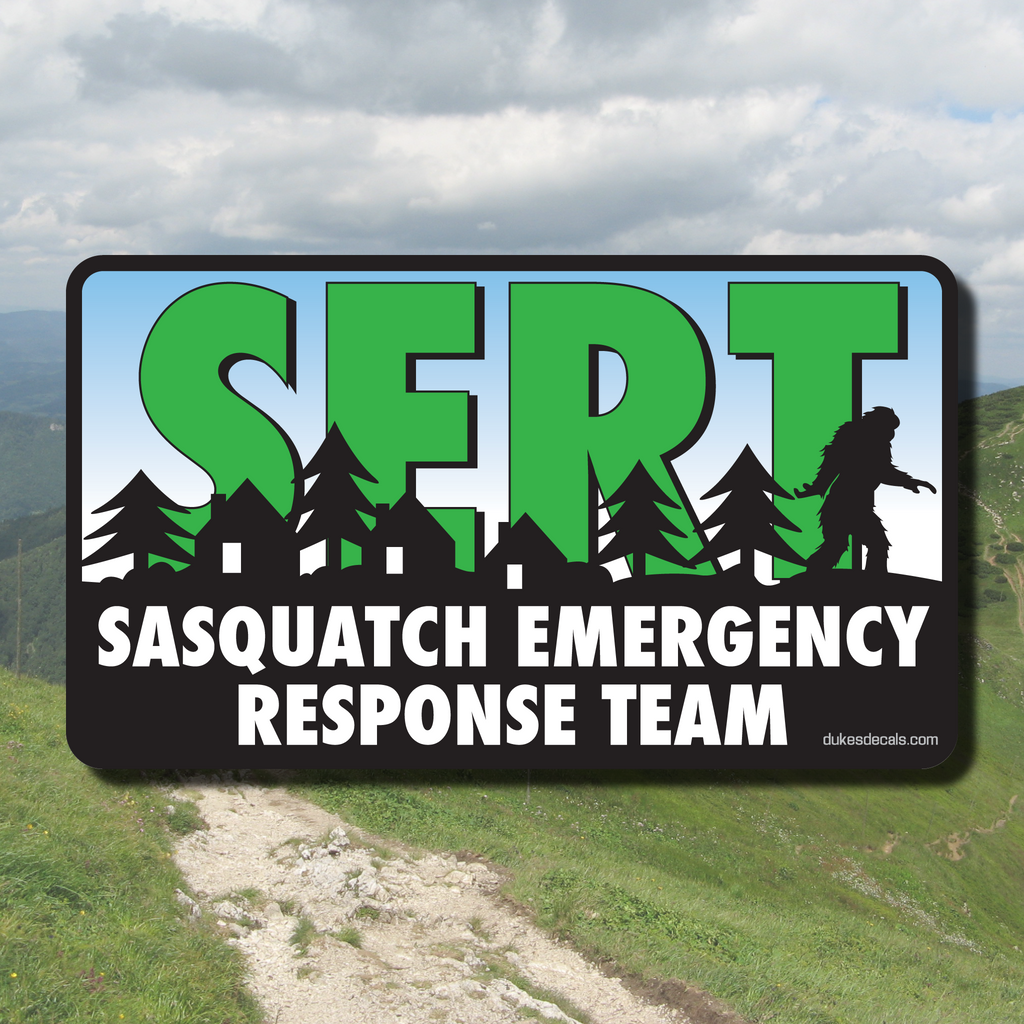 Sasquatch Emergency Response Team Decal