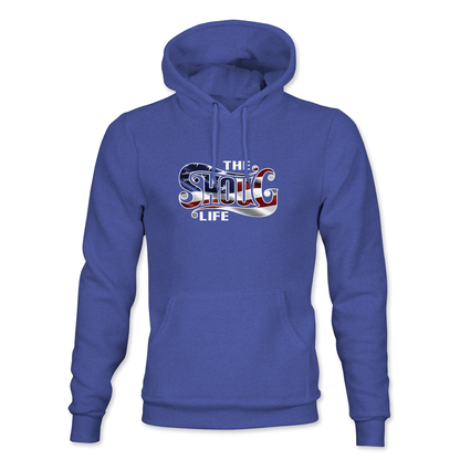 The Shoug Life American Flag Pullover Hoodie