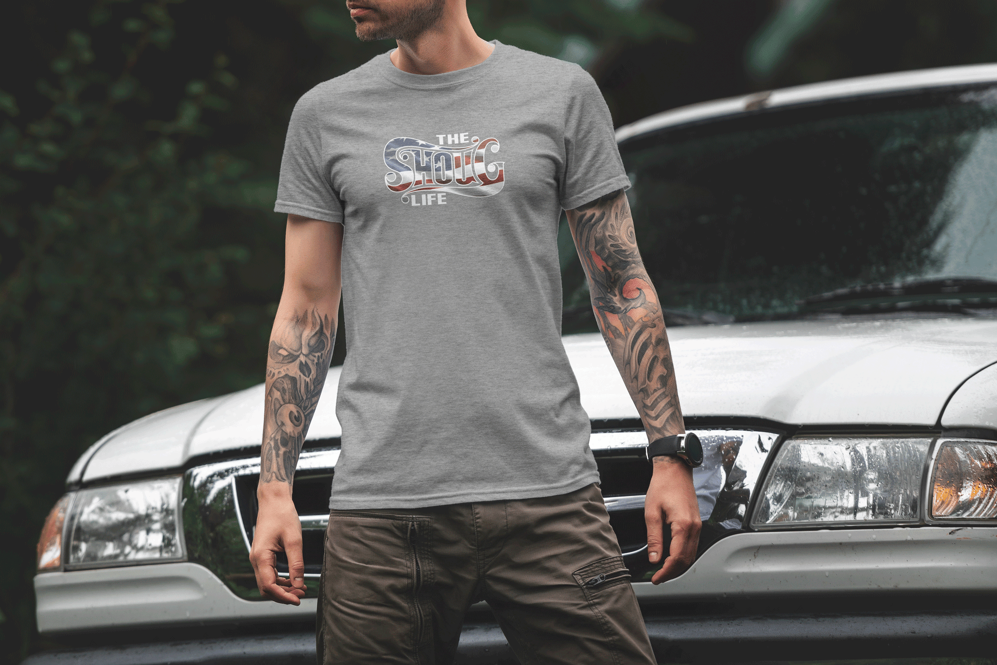 The Shoug Life American Flag T-Shirt