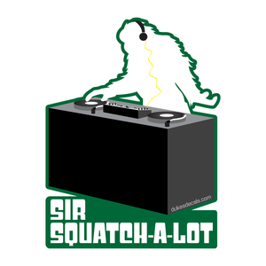Sir Squatch A Lot Bigfoot Decal