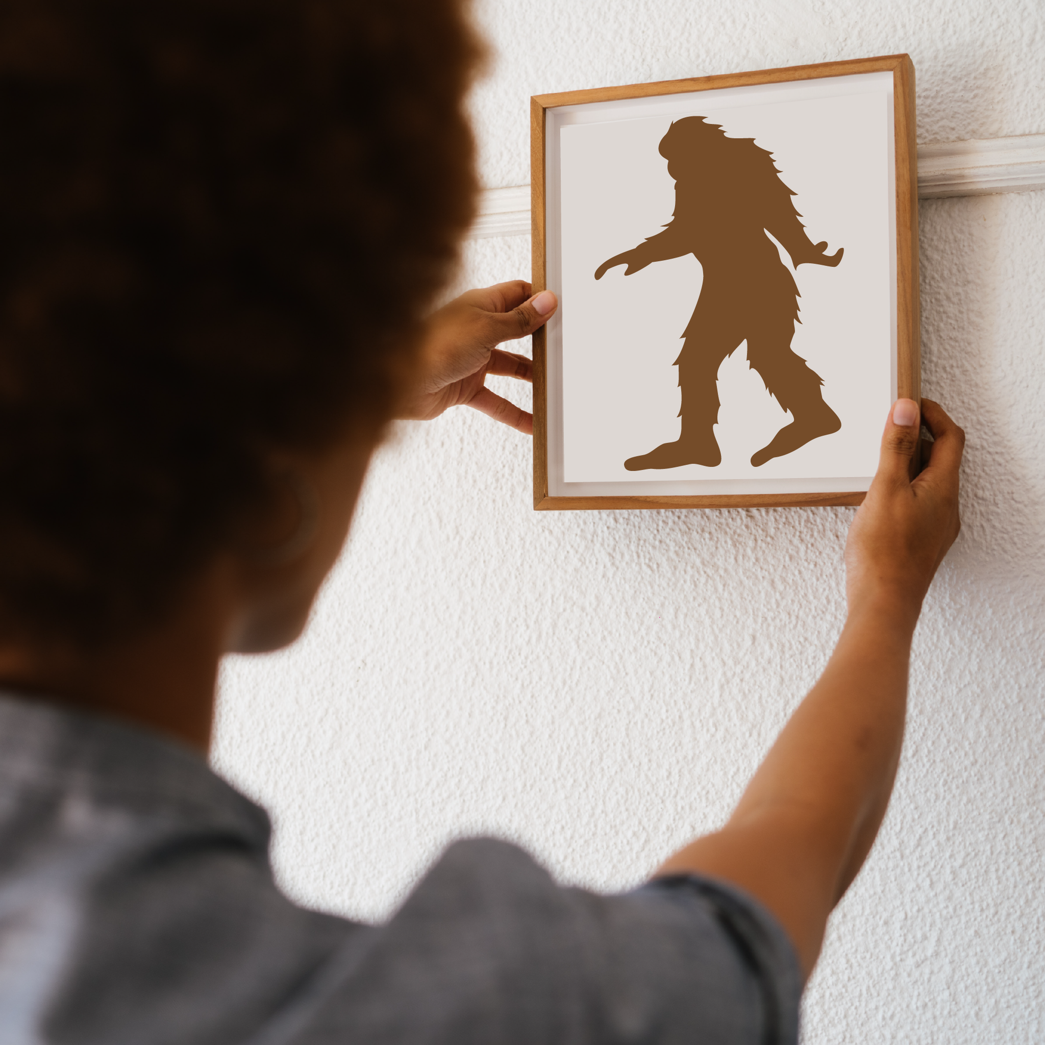 Bigfoot Walking Profile Decal