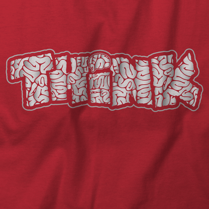 THINK Brain Letters T-Shirt