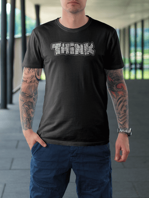 THINK Brain Letters T-Shirt