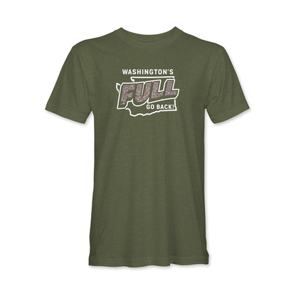 We're Full Go Back Washington T-Shirt