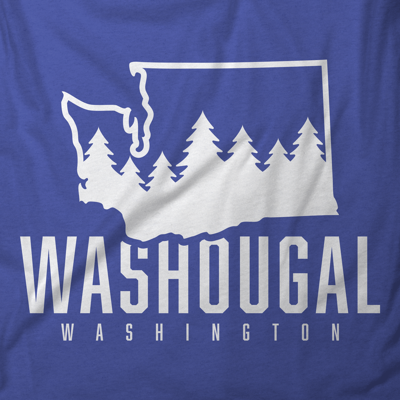 Washougal Washington State and Trees T-Shirt