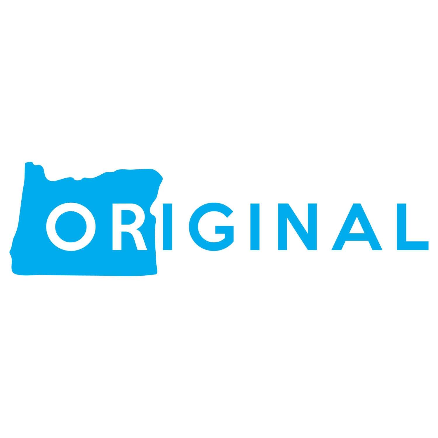 Oregon *OR*iginal | Die-Cut Vinyl Decal | Laptop Decal | Car Window Decal | Water Bottle Sticker | PNW Decal | Phone Decal | Bumper Sticker - Dukes Decals